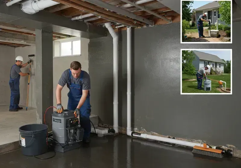 Basement Waterproofing and Flood Prevention process in Garland, TX